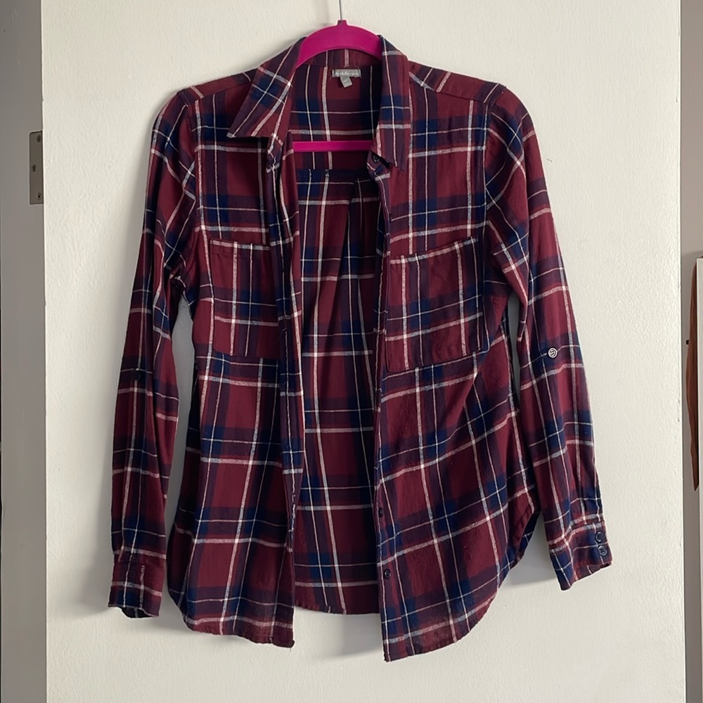 Flannel button down